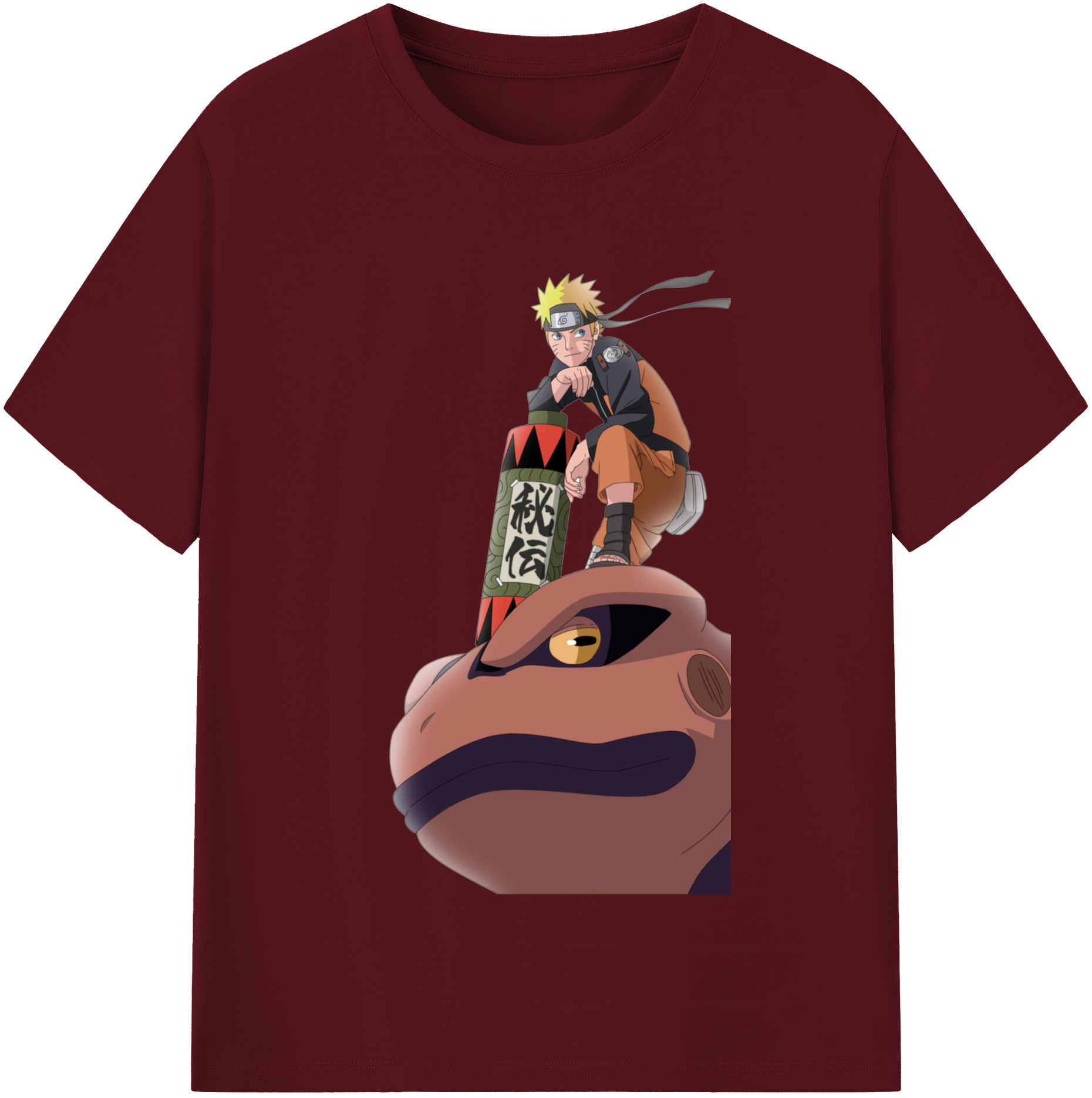 （画像用） NARUTO -ナルト- うずまき ナルト Uzumaki Naruto 綿100％半袖Tシャツ（フロントプリント）